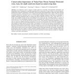 thumbnail of Coudrat et al. – 2014 – Conservation importance of Nakai-Nam Theun National Protected Area, Laos, for small carnivores based on camera t