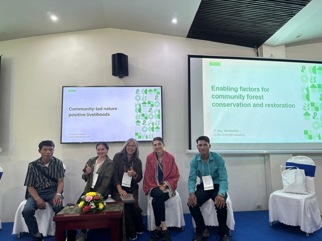 Sharing a 6-year community-led conservation model at a regional conference in Luang Prabang in May 2026
